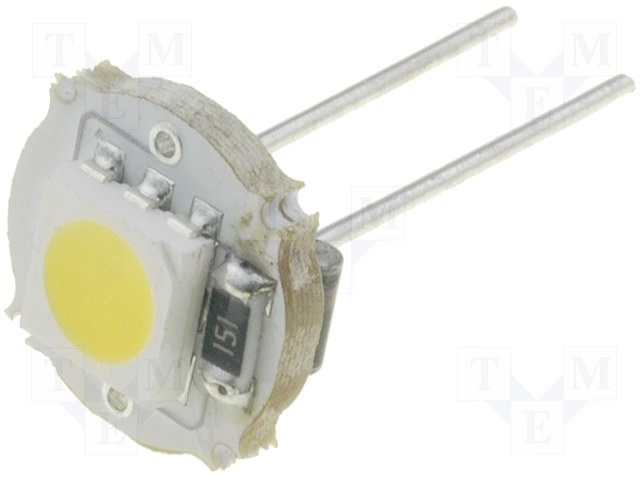 Modul LED; 240mW; G4; bílá teple; 15lm; 12VDC