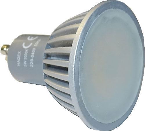 Žárovka LED GU10 teplá bílá, 230/5W