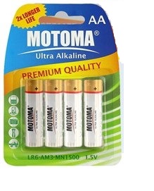Baterie AA (R6) Ultra Alkaline MOTOMA