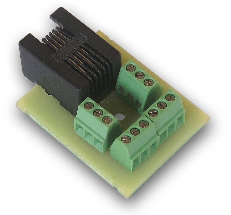 Splitter, kabelový, pro připojení senzorů DS18B20, pro LAN ovladač