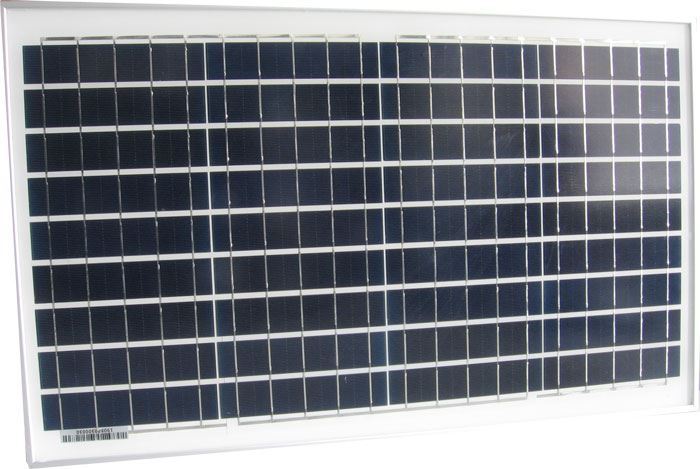 Fotovoltaický solární panel 12V/30W polykrystalický 670x410x25mm