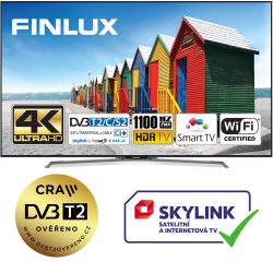 Finlux TV49FUE8160 - HDR UHD T2 SAT WIFI SKYLINK LIVE