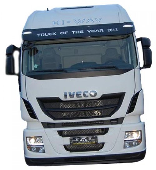 Stolek truck pro IVECO HI-WAY od 2015- široká kabina červený