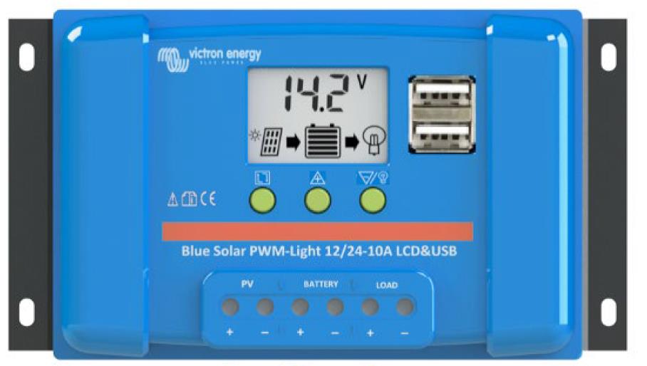 PWM solární regulátor Victron Energy LCD&USB 10A