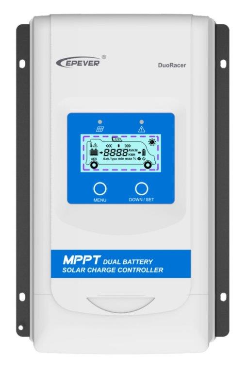 MPPT solární regulátor 100VDC/ 20A DuoRacer - 12/24V