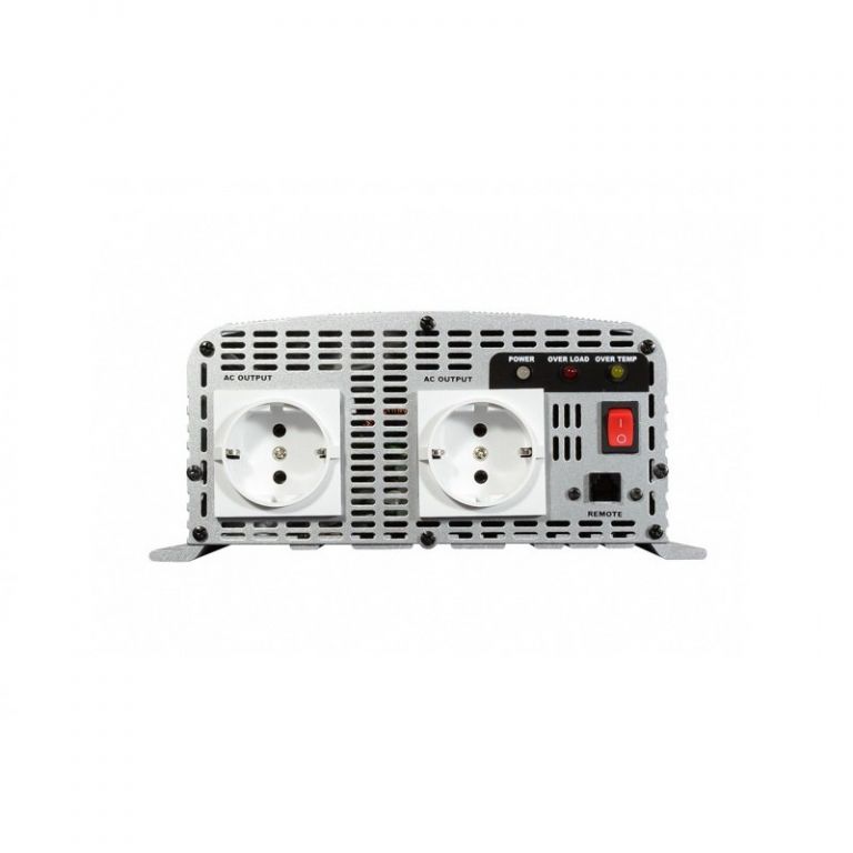 Měnič napětí MHPower INT-1000W, 1000W, 12V/230V, čistá sinus