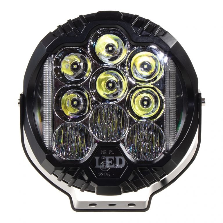 LED světlo kulaté, 70W, ø195mm, ECE R10/R112