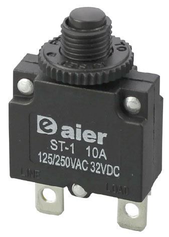 Nadproudový tepelný jistič ST-1 250VAC nebo 32VDC/5A