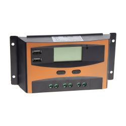 Solární regulátor nabíjení 12V/24V, 20A s LCD
