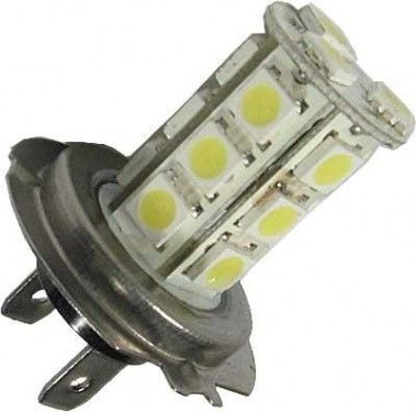 Žárovka LED 18x SMD 5050 H7 12V bílá