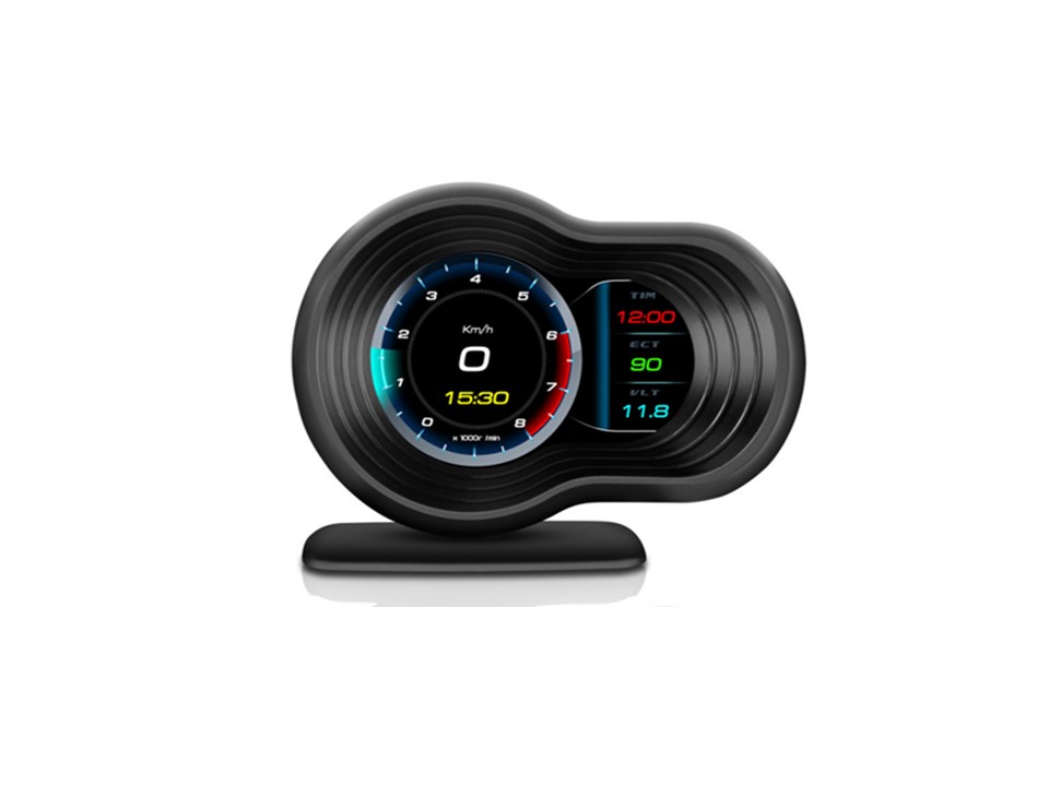 Palubní DISPLEJ SPORT LCD, OBDII, FULL + GPS + navigační