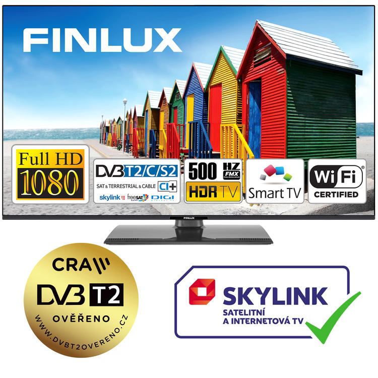 Finlux TV55FUF8260 - HDR UHD T2 SAT WIFI SKYLINK LIVE