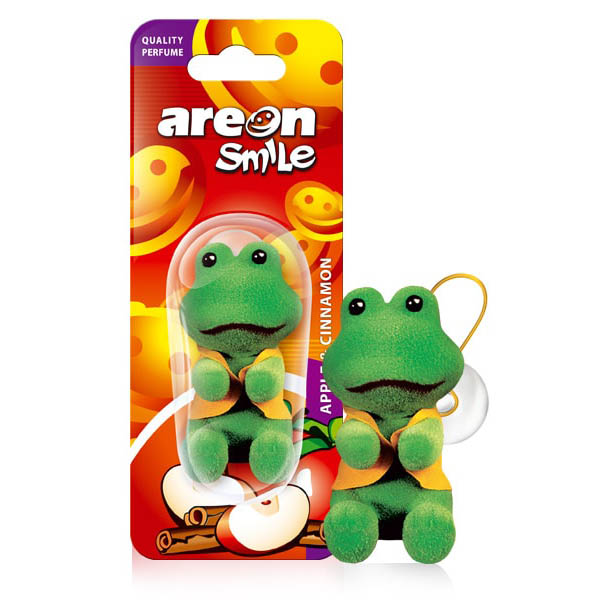 AREON SMILE - Apple & Cinnamon / Frog