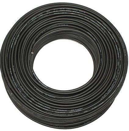 Solární kabel H1Z2Z2-K, 4mm2, 1500V, černý, balení 100m