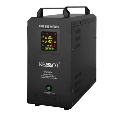 Zdroj záložní KEMOT PROsinus 500W 12V vestavěná baterie