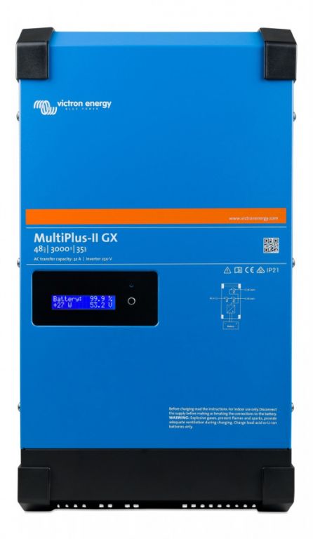 Měnič/nabíječ Victron Energy MultiPlus-II GX 24V/3000VA/70A-32A