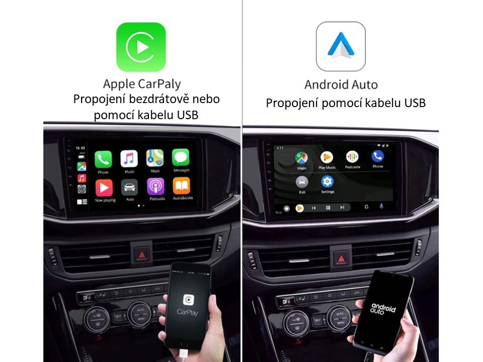 Adaptér bezdrátový CarPlay pro rádia s operačním systémem Android