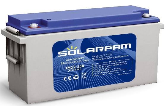 Pb akumulátor Solarfam JM12-150Ah VRLA AGM 12V/150Ah polotrakční