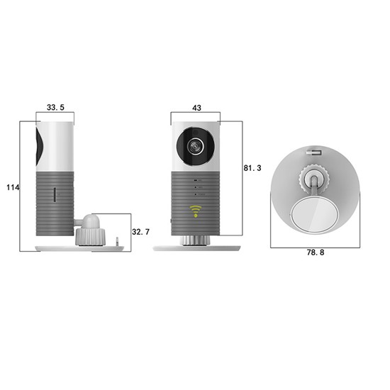 Solight Wi-Fi kamera, P2P, noční infračervené LED snímání