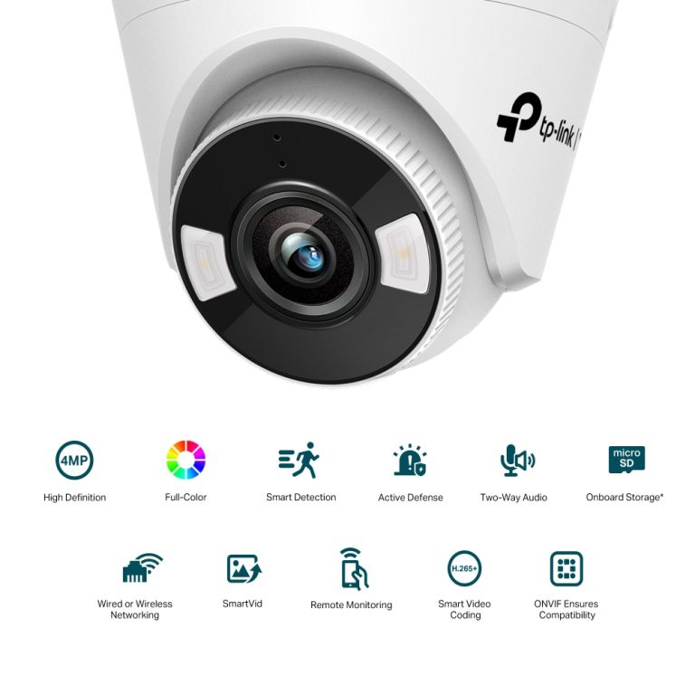 TP-Link VIGI C440(2.8mm) Turret kamera, 4MP, 2.8mm, Full-Color