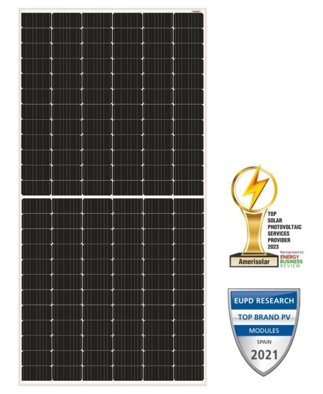 Solární panel, monokrystalický, 550Wp, 144 článků, MPPT 42V, PERC, SVT31432