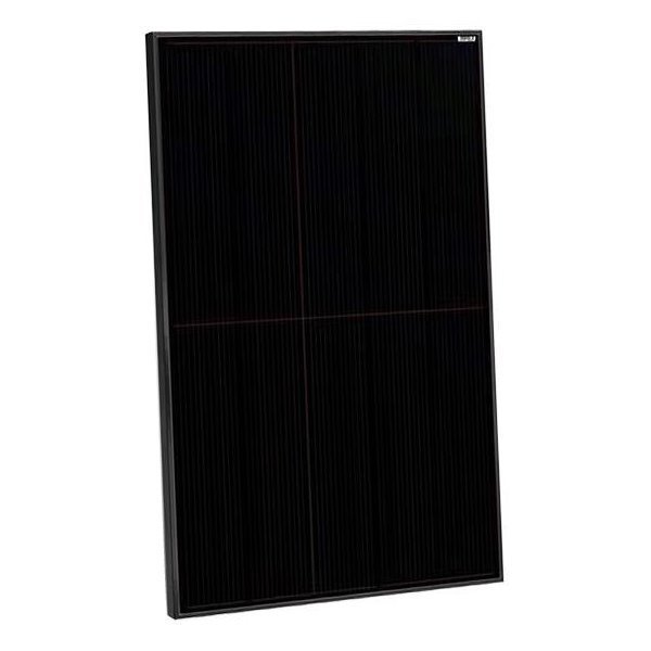 Solární panel, monokrystalický, 410Wp, 120 článků, IP68, half-cut, celočerný