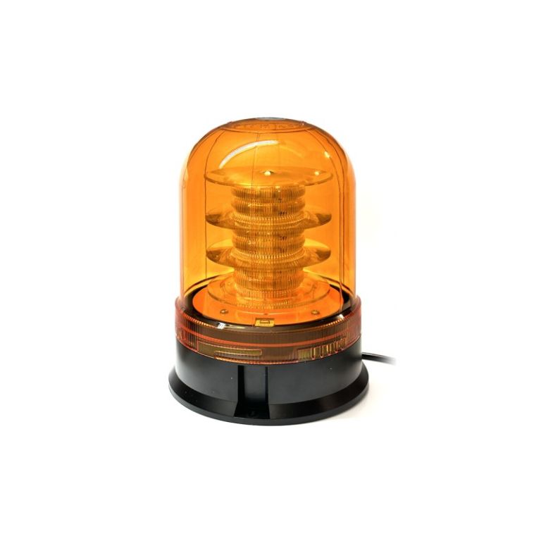 maják LED pevný 12V-24V oranžový 36 LED*1W