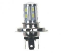 Žárovka LED s paticí H4, 12SMD 5630 + 3W 10-30V