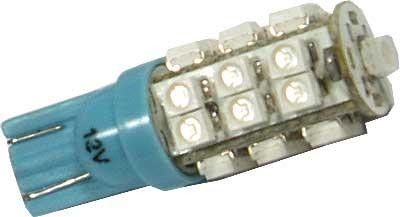 Žárovka LED-25x W2,1-T10 12V/1W modrá