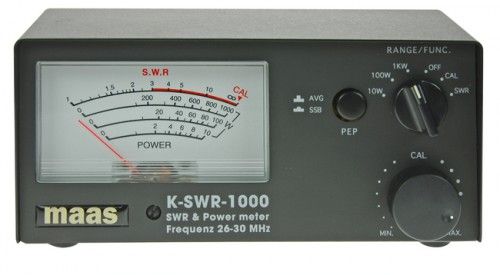 Maas K-SWR 1000 SWR & PWR Meter  26-30 MHz