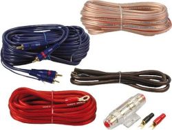 Sada kabelů pro montáž automobilového zesilovače