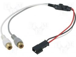Interface Aux-IN for BMW 2xRCA plug-3 pin