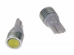 Žárovka LED T10 bílá, 12V, 1LED/1W superradio