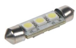 Žárovka LED 12V s paticí sufit (36mm), 3LED/3SMD