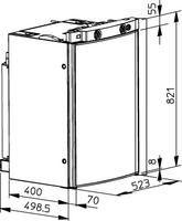 Vestavná mobilní chladnička/mraznička Dometic RM 8505 - 12V, 230V, plyn, pravé dveře