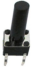 Mikrospínač 6x6mm v=12mm
