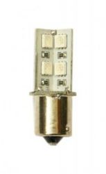 Žárovka LED 12V 21W BA15s červená 16xSMD s eliminací chybových hlášení