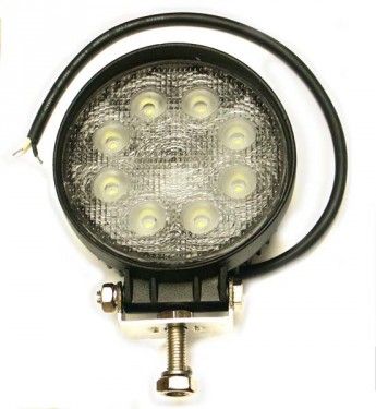 Světlomet LED pracovní kulatý 8-30V širokoúhlý-rozptylový