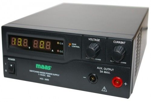 MAAS HCS-3600, napájecí zdroj 1-15V, 0-60A