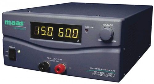 MAAS SPS 9600, napájecí zdroj 1-15V, 60A