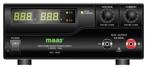 MAAS HCS-3602, napájecí zdroj 1-30V, 0-30A