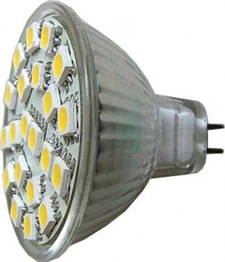 Žárovka LED MR16-21xSMD5050,bílá,12V