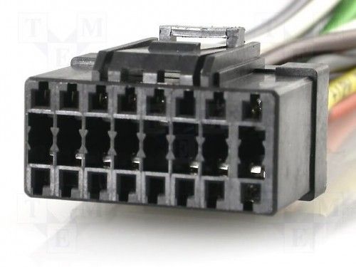 4CARMEDIA ZRS-67 - Konektor; s vodiči; Pioneer; PIN:16