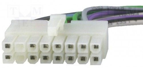 4CARMEDIA ZRS-55 - Konektor; s vodiči; Pioneer; PIN:16