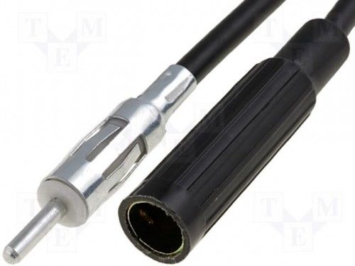 Prodlužovací kabel pro anténu; DIN zásuvka, DIN vidlice; 2,5m